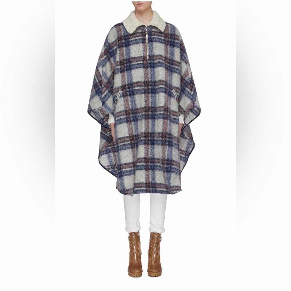 Isabel Marant Étoile Zippered Wool Poncho